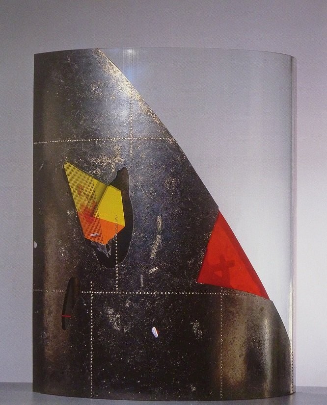 Bohumil Eliáš st., malované sklo z roku 1996
